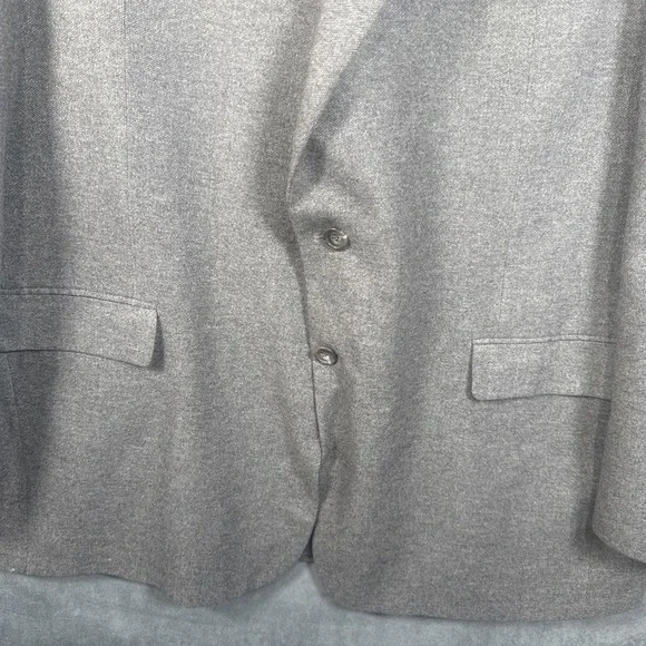 Hickey Freeman Limited 100% Cashmere Blazer Mens 48L Gray Sport Coat Blazer USA - Picture 7 of 10